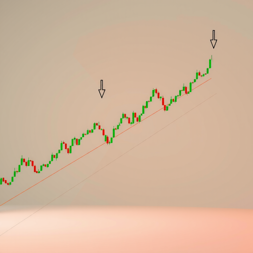 Trading chart with three horizontal green support lines drawn at different price levels showing historical areas where price found support and bounced upward multiple times